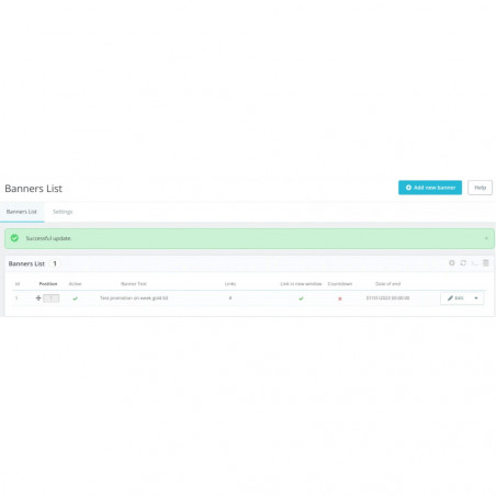 Prestashop Promotion and Notification Text Banners