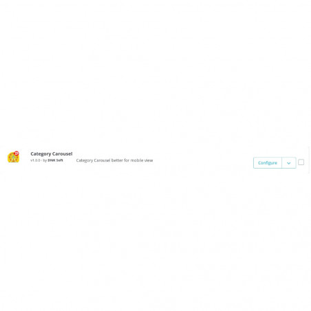 Prestashop Підкатегорії каруселью