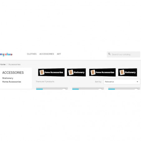 Prestashop carrusel de categorías