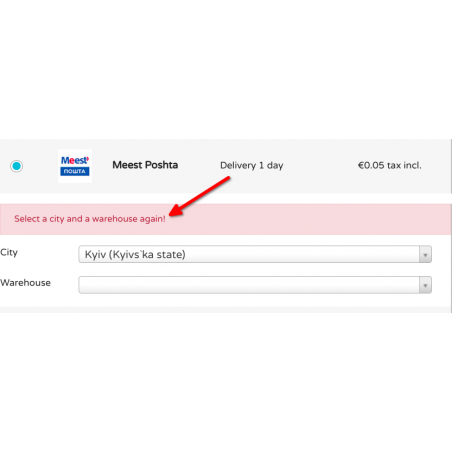 Prestashop meestposhta carrier