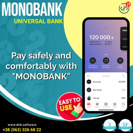 MonoBank платежный модуль Prestashop