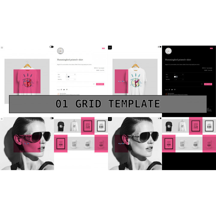 Prestashop Темний режим для Back Office і Front Office