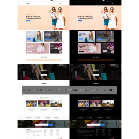 Prestashop Dark mode for BackOffice & FrontOffice