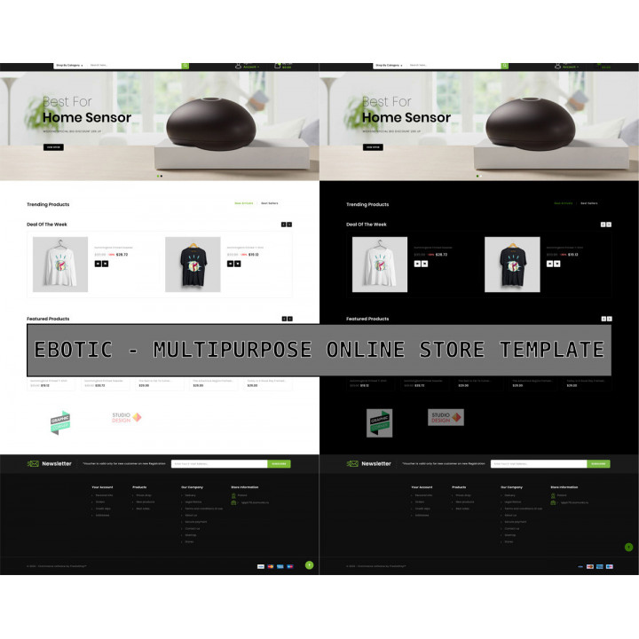 Prestashop Темний режим для Back Office і Front Office