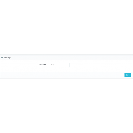 Prestashop Валюта за умовчанням